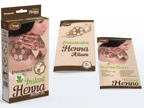 Instant Ornamental Henna Szett