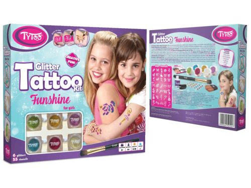 Funshine Nagy Csillámtetoválás szett