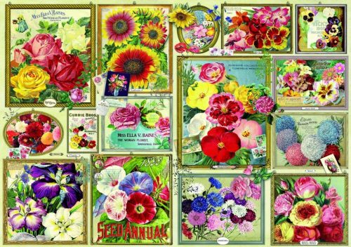 Flower Pictures - Bluebird 70474 - 1500 db-os puzzle