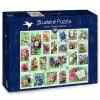 Stamp Flower Collection - Bluebird 70472 - 2000 db-os puzzle
