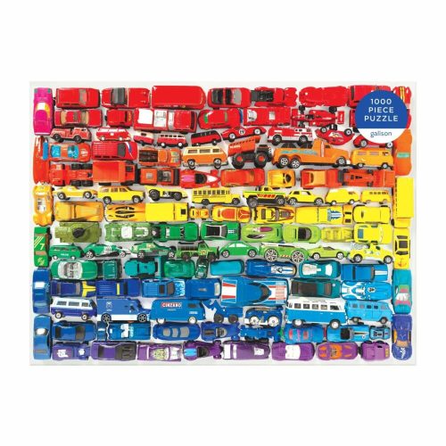 Rainbow Toy Cars 1000 db-os puzzle Galison