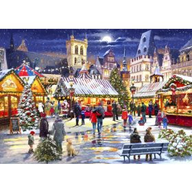   Karácsonyi vásár - Xmas Market - Bluebird 70500-P - 1000 db-os puzzle