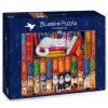 Cat Bookshelf - Bluebird 70344-P - 1000 db-os puzzle
