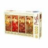 Alphonse Mucha: Precious Stones - Dtoys 70067 - 1000 db-os puzzle