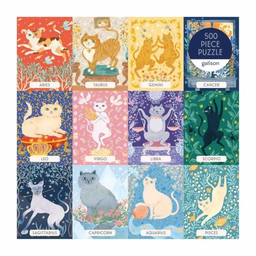 Cat Zodiac - Galison 500 darabos puzzle