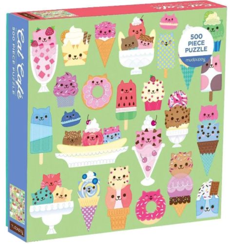 Cat Café - Mudpuppy 500 darabos puzzle