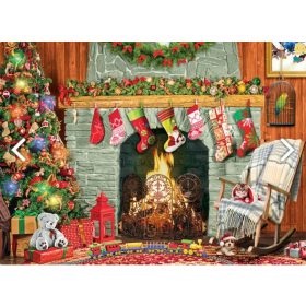   Christmas by the Fireplace - Eurographics 6500-5502- 500 darabos puzzle