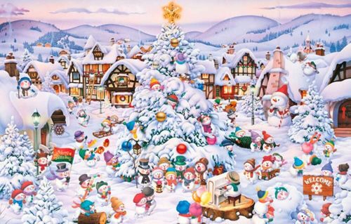Karácsonyi Kórus - Christmas Choir - Piatnik 1000 db-os puzzle