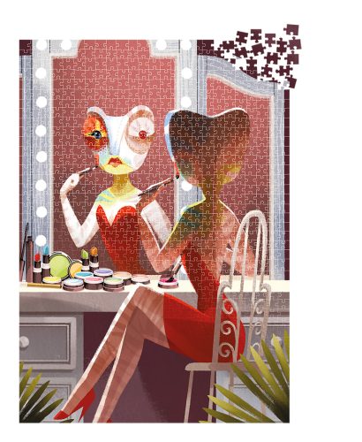 Két szín között - Chameleon Night  Dixit 1000 darabos puzzle