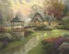 Make a Wish Cottage, Thomas Kinkade, 1000 db (58463) Haus mit Brunnen