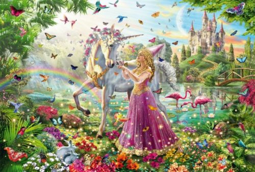 Tündér az elvarázsolt erdõben, 200 db (56197) Schöne Fee im Zauberwald / Fairy in magic Forest