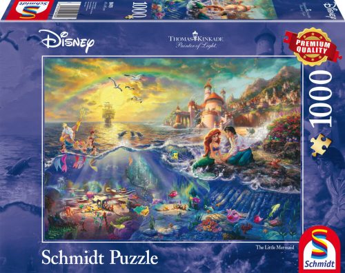 The Little Mermaid, Ariel, Disney, 1000 db (59479) Kleine Meerjungfrau, Arielle, Disney