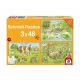 Állatcsalád, 3x48 db (56222) Tierfamilien / Animal family, 3x48 pcs