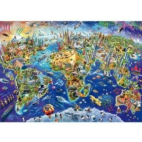 Discover the World, 1000 db (58288) Entdecke unsere Welt