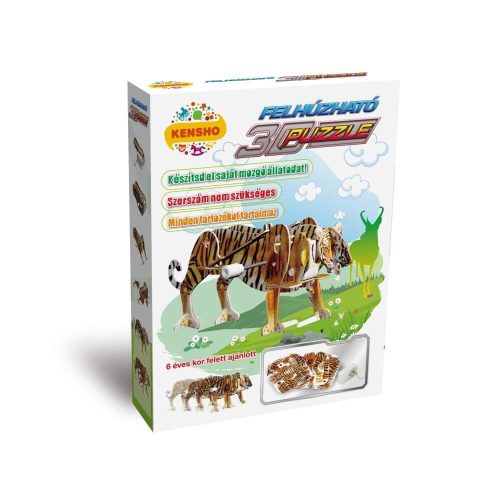 3D puzzle, Tigris Make Your Own Wind Up Tiger