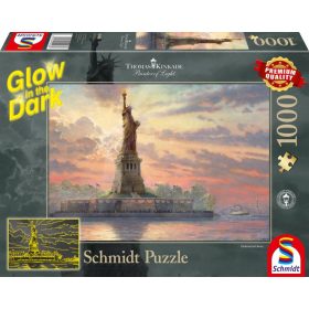 Statue of Liberty in the twilight, Glow in the Dark 1000 db (59498) Szabadság szobor