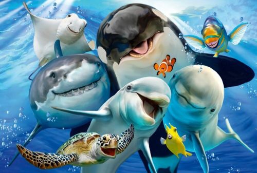 Underwater friends, 200 pcs (56360) Unterwasser-Freunde