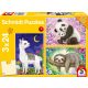 Panda, lama, sloth , 3x24 db (56368) Panda, Faultier & Lama
