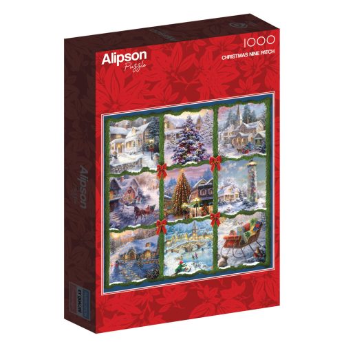 Christmas Nine patch - Alipson 50056 - 1000 darabos puzzle