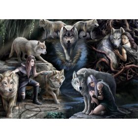   Anne Stokes - Wolf Collage - Bluebird 90037-F - 1500 darabos puzzle