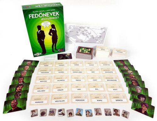 Fedõnevek négyszemközt társasjáték