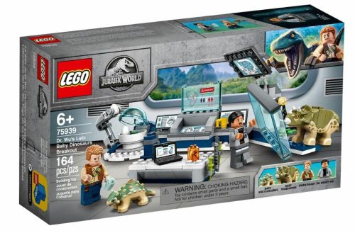 LEGO Jurassic World - Dr. Wu laborja: Bébidinoszauruszok szöké 75939