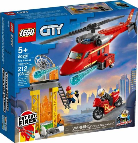 LEGO City Fire Tűzoltó mentőhelikopter 60281