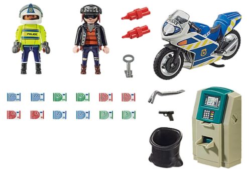 Playmobil Rendőrségi motor Pénztolvaj 70572
