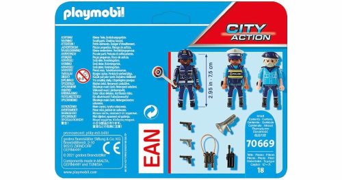 Playmobil: Figura szett rendőrség 70669
