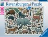 Ravensburger 16807 - Vadállatok - 1000 db-os puzzle