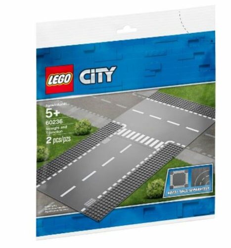 LEGO City Supplementary - Egyenes útszakasz és T-elágazás 60236