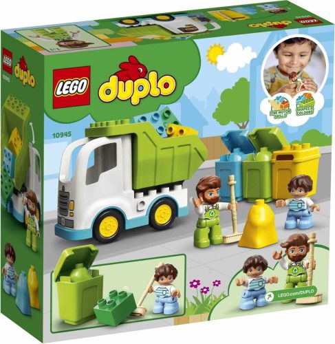 LEGO DUPLO Town Szemeteskocsi és újrahasznosítás 10945