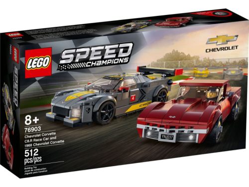 LEGO Speed Champions Chevrolet Corvette C8.R Race Car és 1969 Chevrolet Corvette 76903