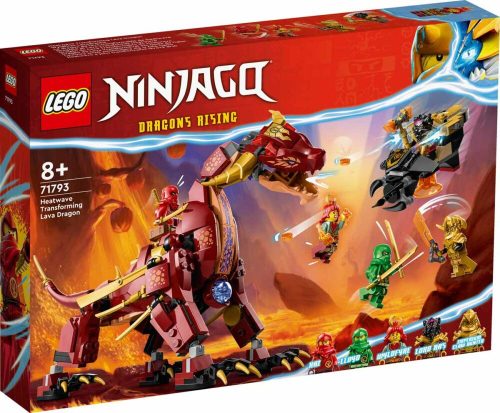 LEGO Ninjago 71793 Hőhullám átalakítható lávasárkány