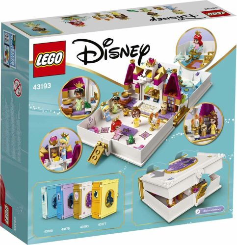 LEGO Disney Princess Ariel, Belle, Hamupipőke és Tiana mesebeli kalandja 43193