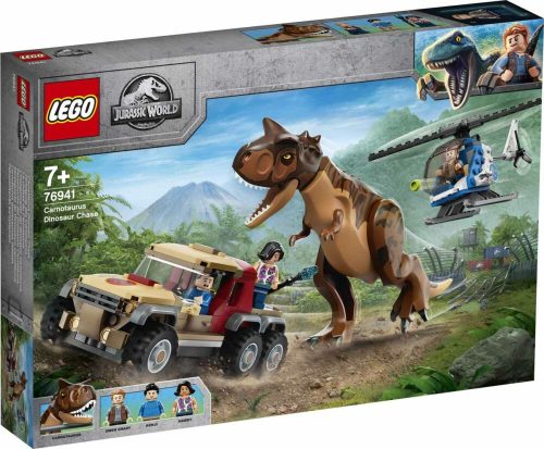 LEGO Jurassic World Carnotaurus dinoszaurusz üldözés 76941