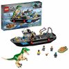 LEGO Jurassic World Baryonyx dinoszaurusz szökés csónakon 76942