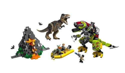 LEGO Jurassic World - T. rex és Dino-Mech csatája 75938