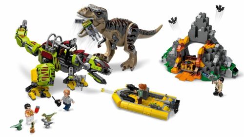 LEGO Jurassic World - T. rex és Dino-Mech csatája 75938