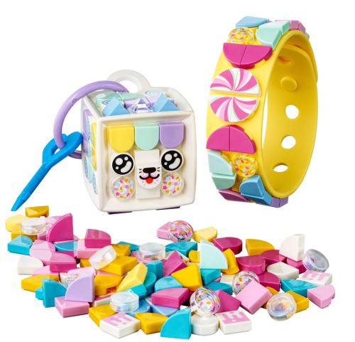 LEGO DOTS Candy Kitty karkötő és táskadísz 41944