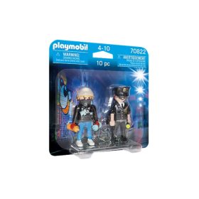 Playmobil Rendõr és graffitis Duo Pack 70822
