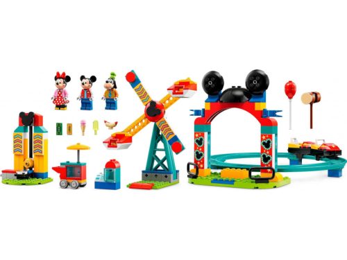 LEGO Mickey and Friends Mickey, Minnie és Goofy vidámparki szórakozása 10778