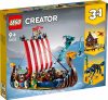 LEGO Creator Viking hajó és a Midgard kígyó 31132