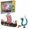 LEGO Creator Viking hajó és a Midgard kígyó 31132