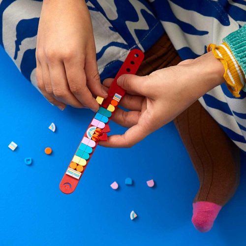 LEGO DOTS Szivárvány karkötő kiegészítőkkel 41953