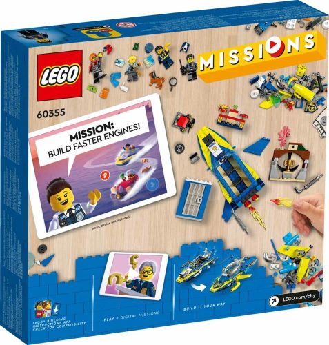 LEGO City Missions Vízirendőrség nyomozói küldetés 60355