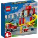 LEGO City 60375 Tűzoltóállomás és tűzoltóautó