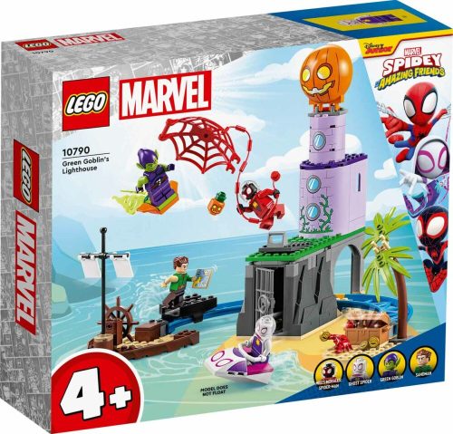 LEGO Spidey 10790 Pókcsapat a Zöld Manó világítótornyánál