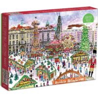 Kép 2/3 - Karácsonyi vásár - Christmas Market - Michael Storrings 1000 darabos puzzle - Egyszerbolt Társasjáték