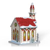 Kép 6/7 - Karácsonyi falu - Christmas Village - Wrebbit 3D Puzzle - 116 darabos